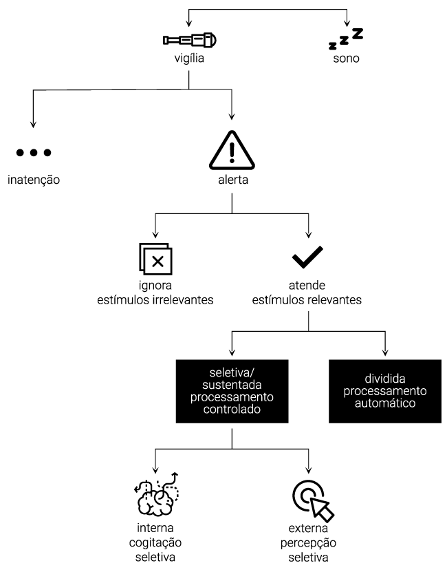 Esquematização do Mecanismo Atencional